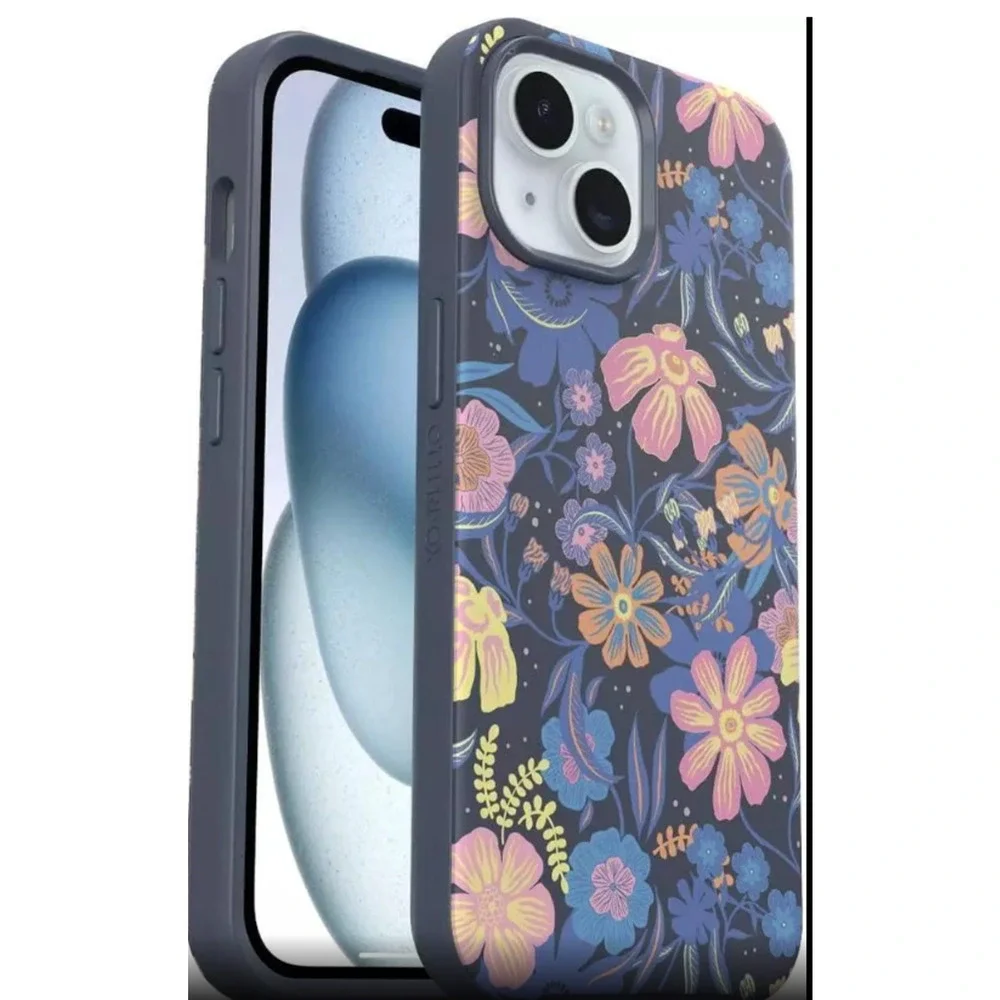 OtterBox Symmetry Series MagSafe Case For Apple iPhone 16 Pro, Fairy Fauna Blue